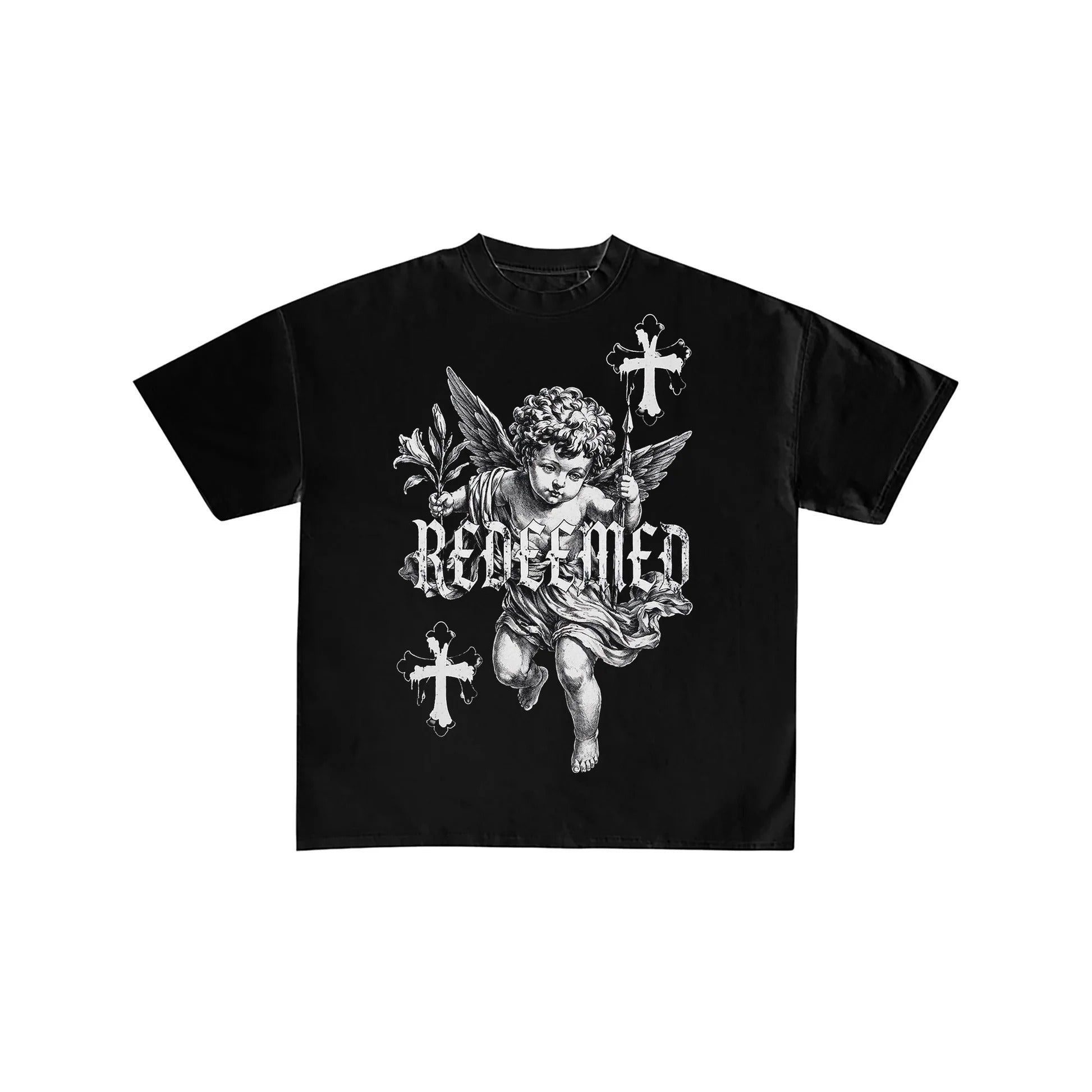 Redeemed Cherub Angel Streetwear Graphic Tee