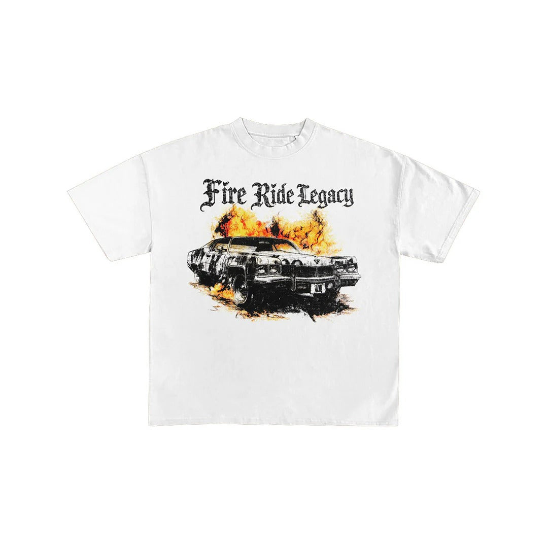 Fire Ride Legacy Vintage Muscle Car Tee