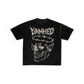 Damned Skull Barbed Wire Gothic Graphic Tee