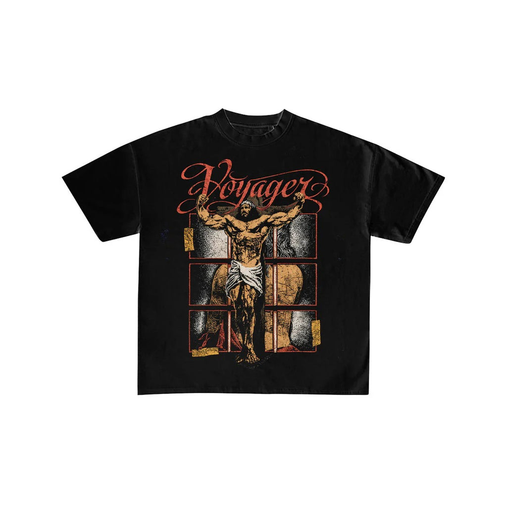 Voyager Vintage Jesus Graphic Streetwear Tee