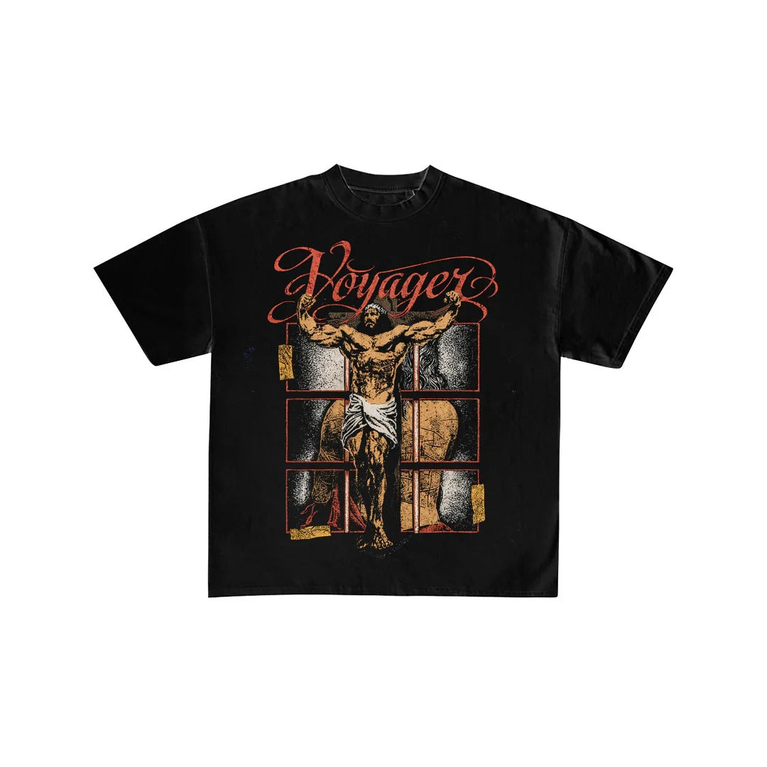 Voyager Vintage Jesus Graphic Streetwear Tee