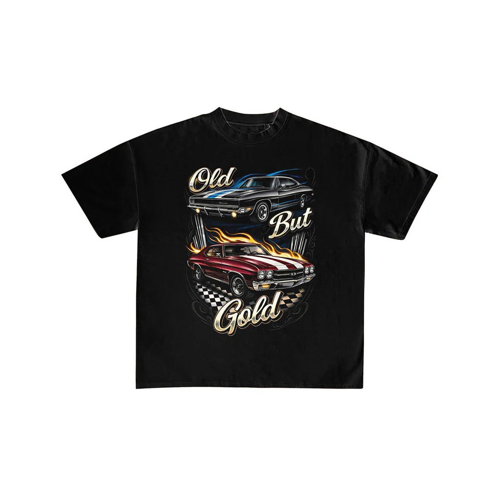 Old But Gold Vintage Muscle Car Graphic Tee