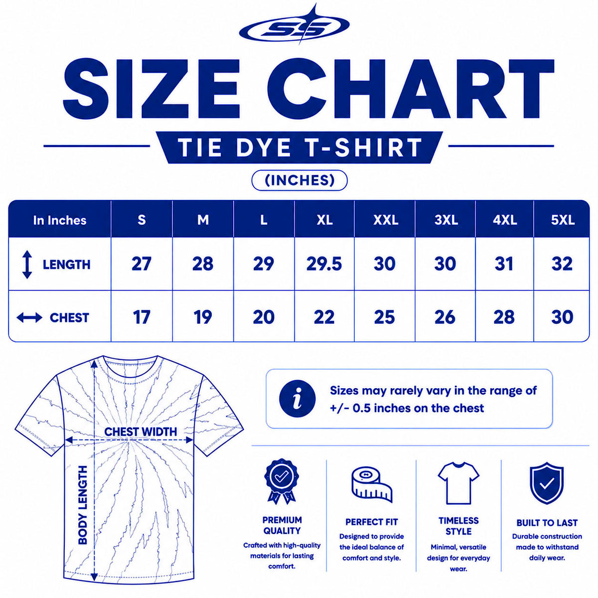 Bảng size